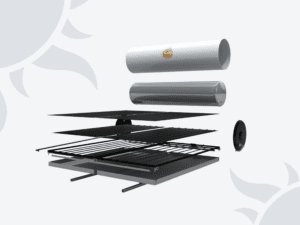 Chauffe-eau solaire Sun Ray en vue éclatée